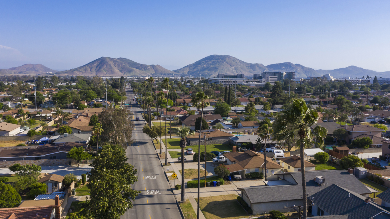 Panoramic Image of Fontana, CA